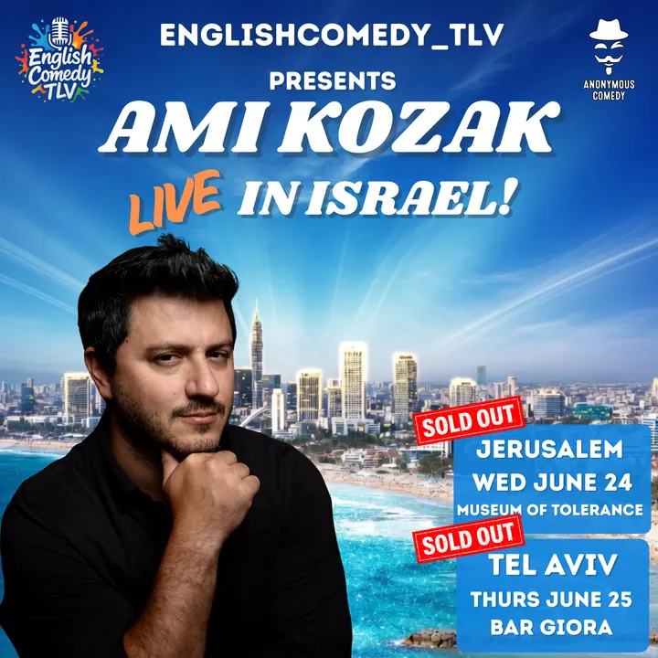 Ami Kozak Live in Israel sold out flyer