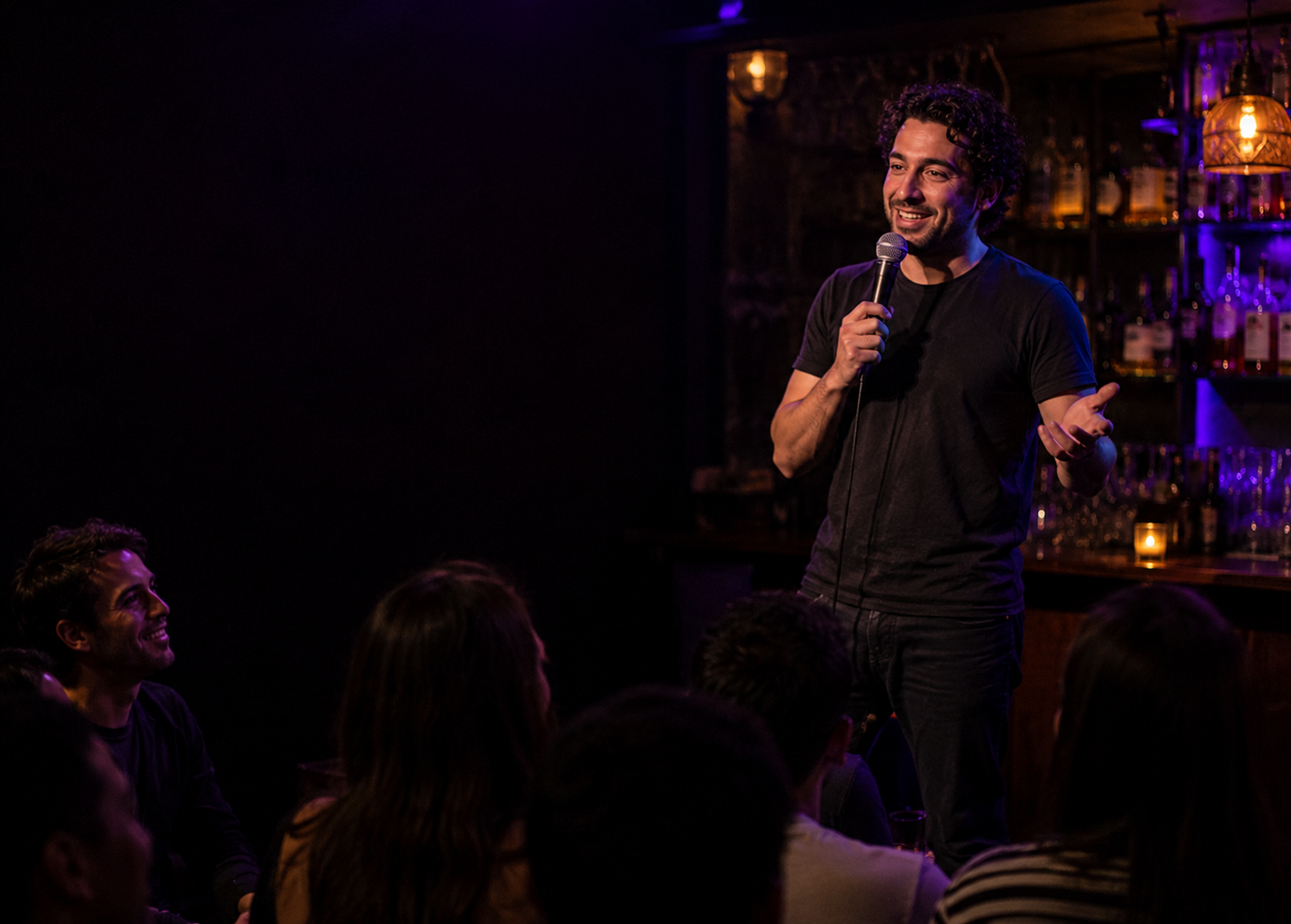 New jokes night show audience