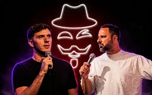 Anonymous Comedy Martin Winiar x Ben Ben Baruch show flyer