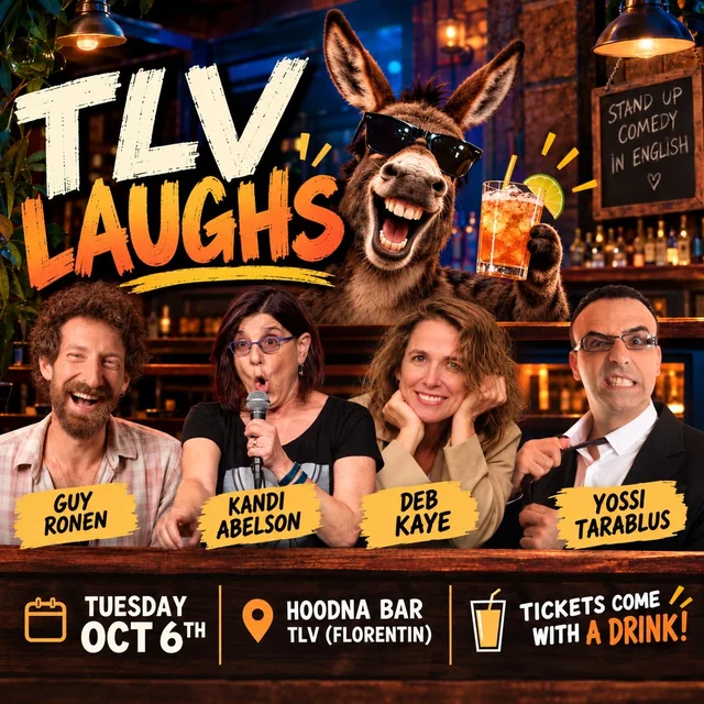 TLV Laughs with Kandi Abelson, Deb Kaye, and Guy Ronen on October 13
